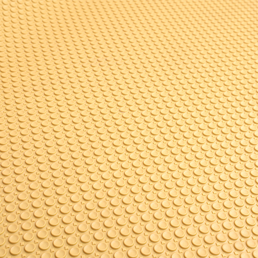 Thảm cuộn 3D hạt tròn HB008A  vàng kem Size 3M*0.6M