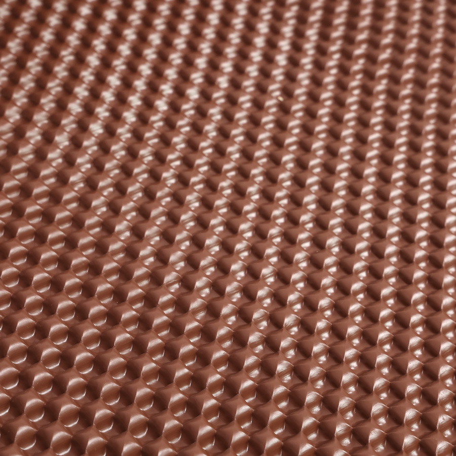 Lót sàn cuộn CIND 3D hạt vuông HB003 cafe Size 9M*1.2M