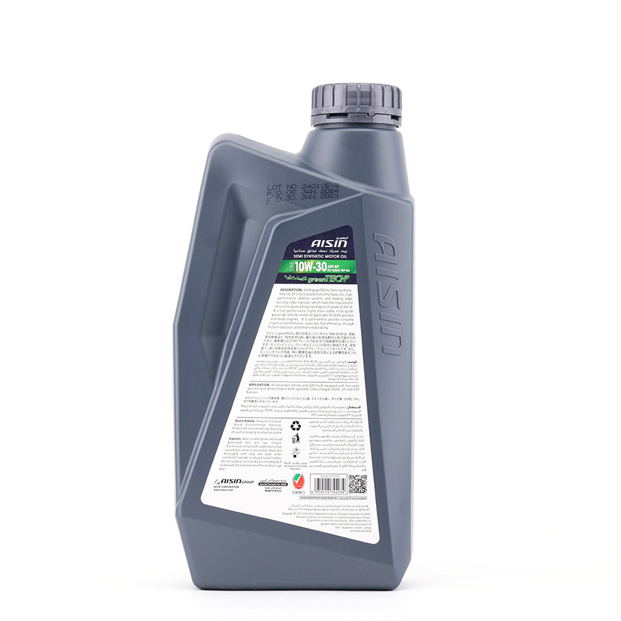 Nhớt Động Cơ Aisin 10W-30 SN PLUS econTECH+ Fully Synthetic 1 Lít ESSP1031PB