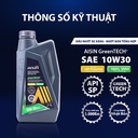 Nhớt Động Cơ Aisin 10W-30 SP PLUS greenTECH+ Semi Synthetic 1 Lít ESSP1031PB