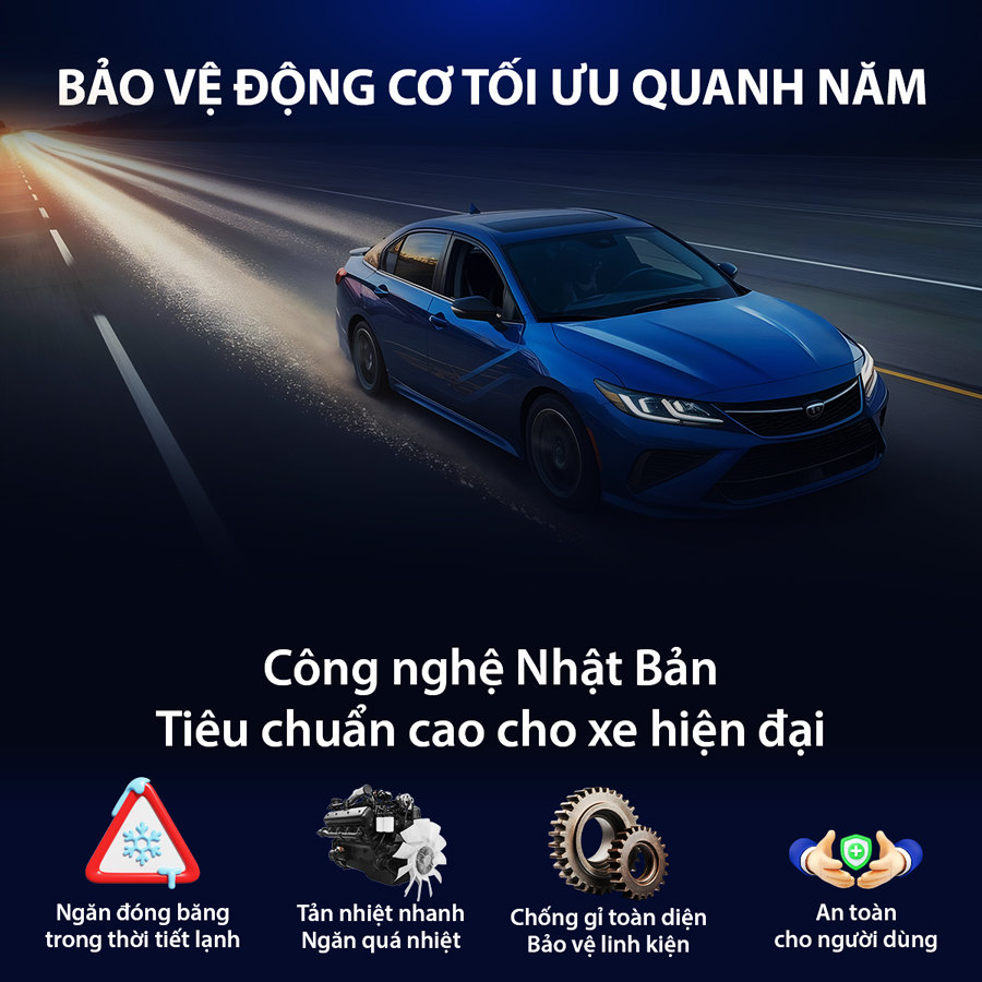 Nước giải nhiệt Aisin (màu đỏ/ 1 Lít) LCPM20A1LR