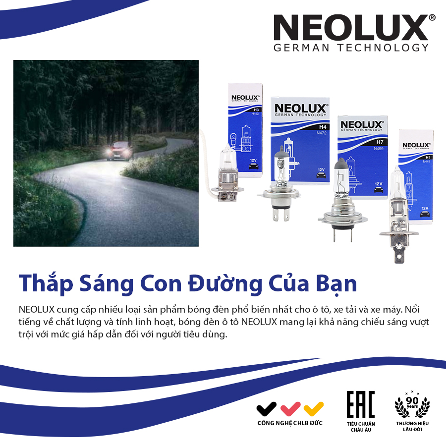 Bóng H8 N708 12V - 35W NEOLUX