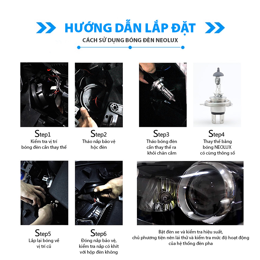 Bóng Halogen Tăng Sáng 130% H4 12V 60/55W N472EL1-2SCB Hiệu Neolux