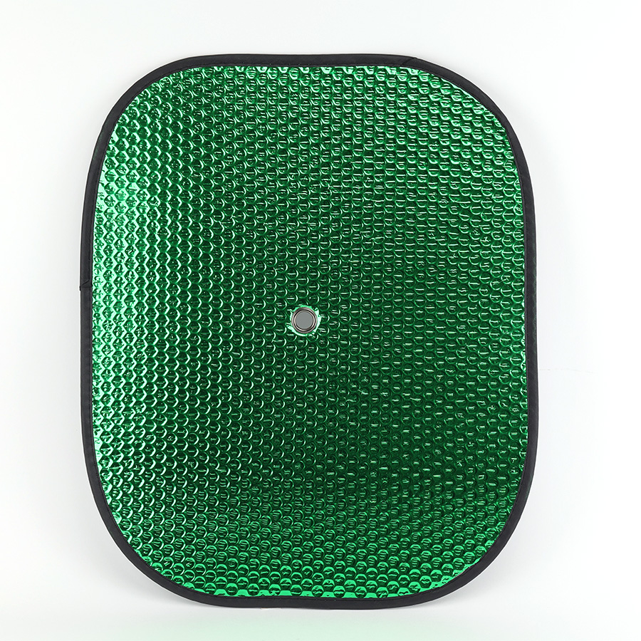 Che nắng xốp tròn nhỏ CIND (màu bạc/xanh) CD-C044 36*44CM 1SET/2PCS 