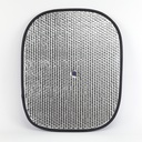 Che nắng xốp tròn nhỏ CIND (màu bạc/Lam) CD-C044 36*44CM 1SET/2PCS 