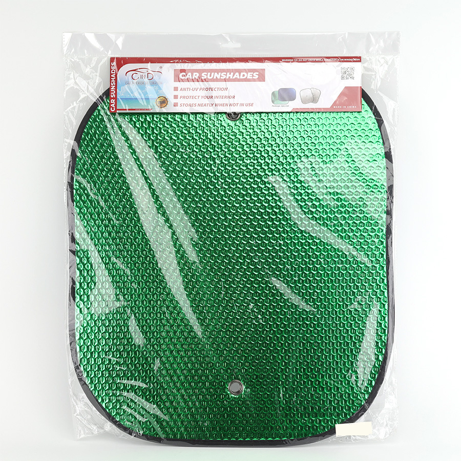 Che nắng xốp tròn lớn CIND (màu bạc/xanh) CD-C043 44*52CM 1SET/2PCS 