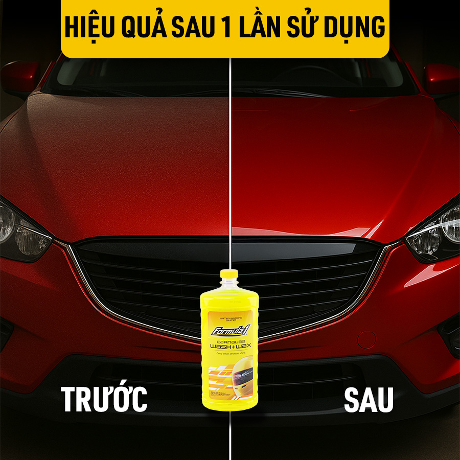 Nước rửa xe có chất đánh bóng Formula 1 ( Wash & wax ) 946ML #613700