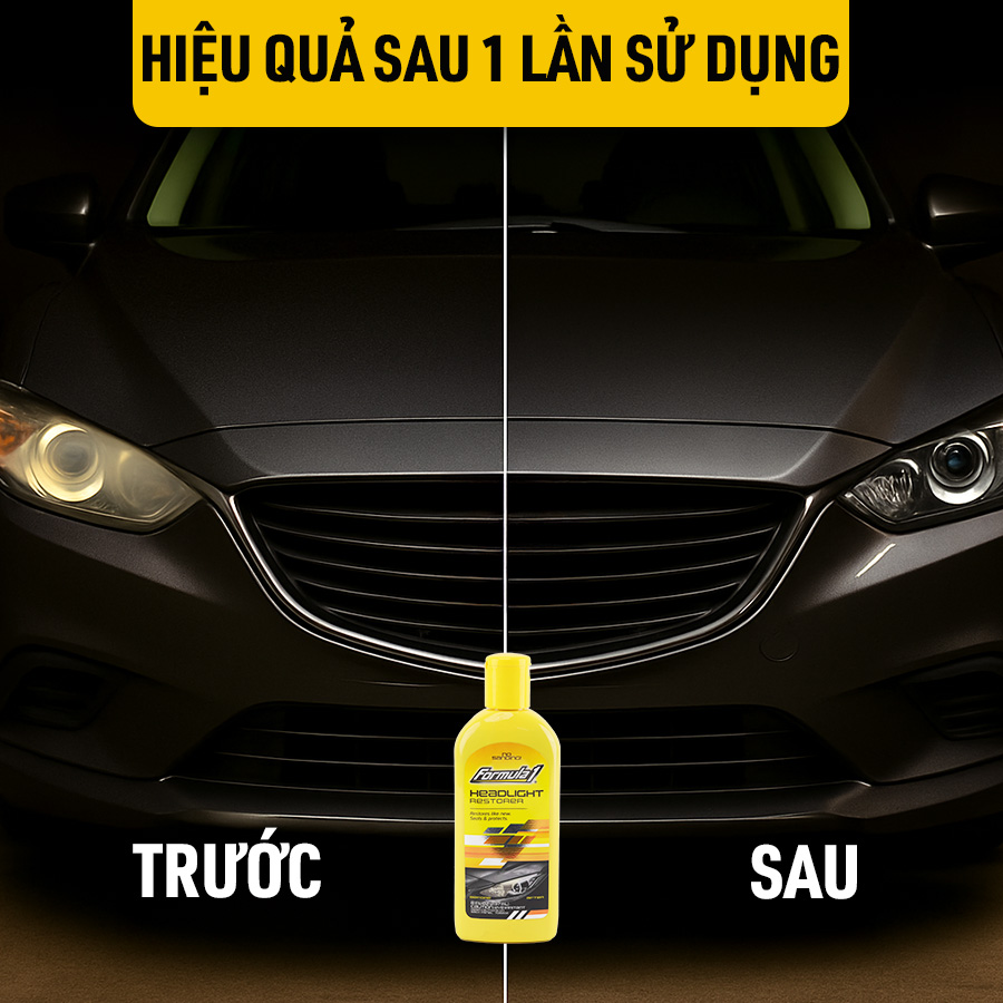 Đánh bóng và phục hồi đèn pha Formula 1 (Headlight Restorer) (237ml)  # 615874