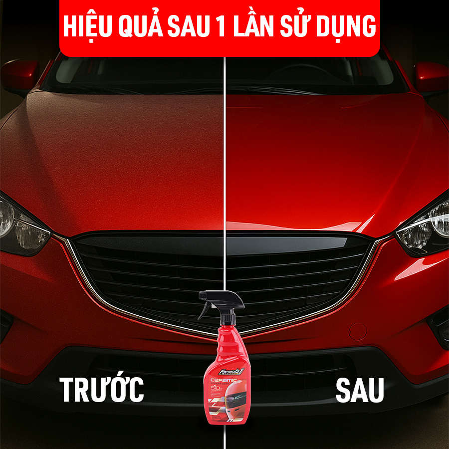 Đánh bóng sơn Ceramic dạng xịt Formula 1 (680ml) # 617022