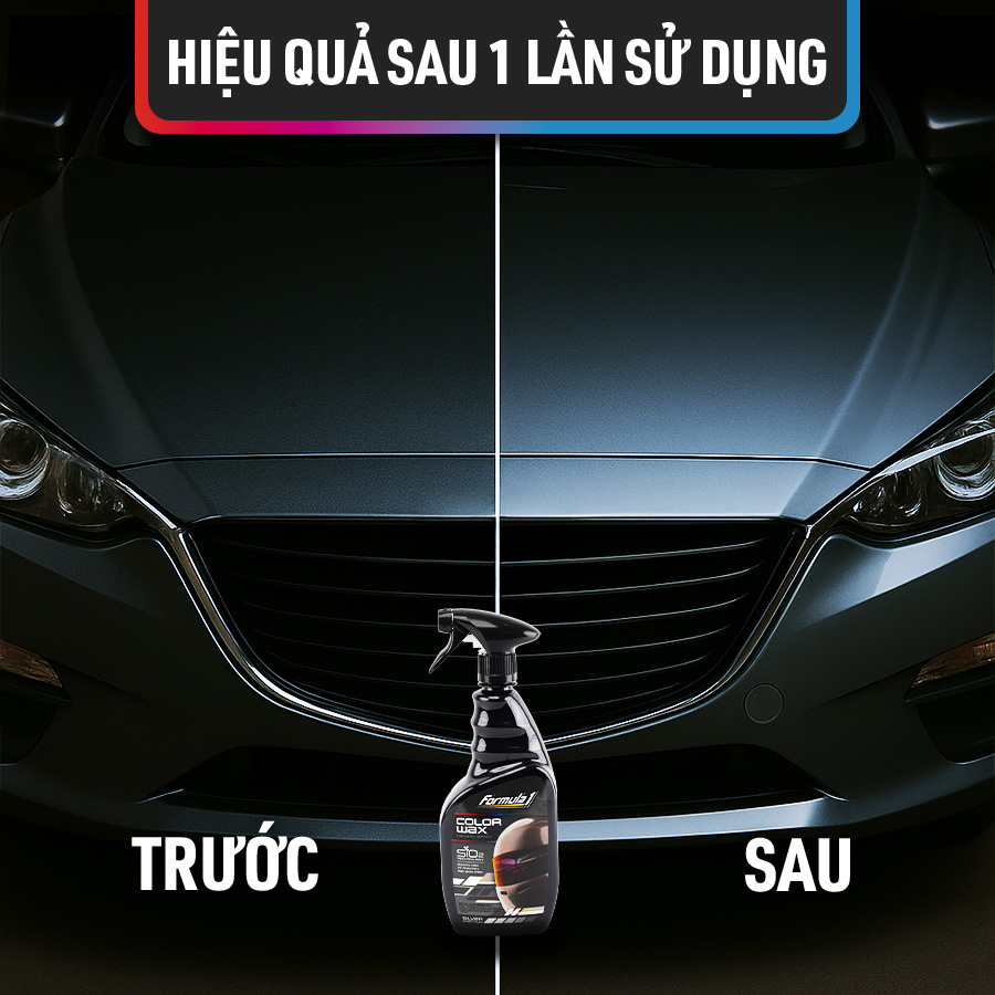 Đánh bóng sơn Ceramic dạng xịt màu xám Formula 1 (680ml) # 617724(#617023)