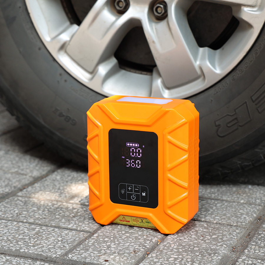 Máy bơm 4in 1 (bơm+kích bình+đèn+nguồn cáp) X7