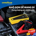 Bộ kích điện GOODYEAR GY-2626 12V 6400mAh - 400A - 22.35Wh - 1.6A mặt đồng hồ điện tử