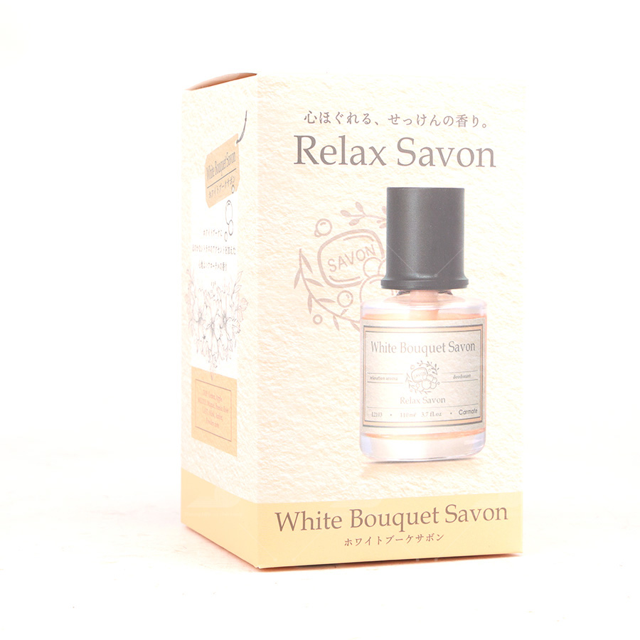 Dầu thơm RELAX SAVON LIQUID WHITE BOUQUET SAVON WHITE BOUQUET SAVON L2103 110ml vàng