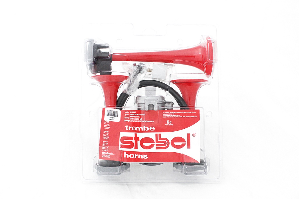 Kèn hơi Stebel (đỏ) 3 loa 24V (11013131)