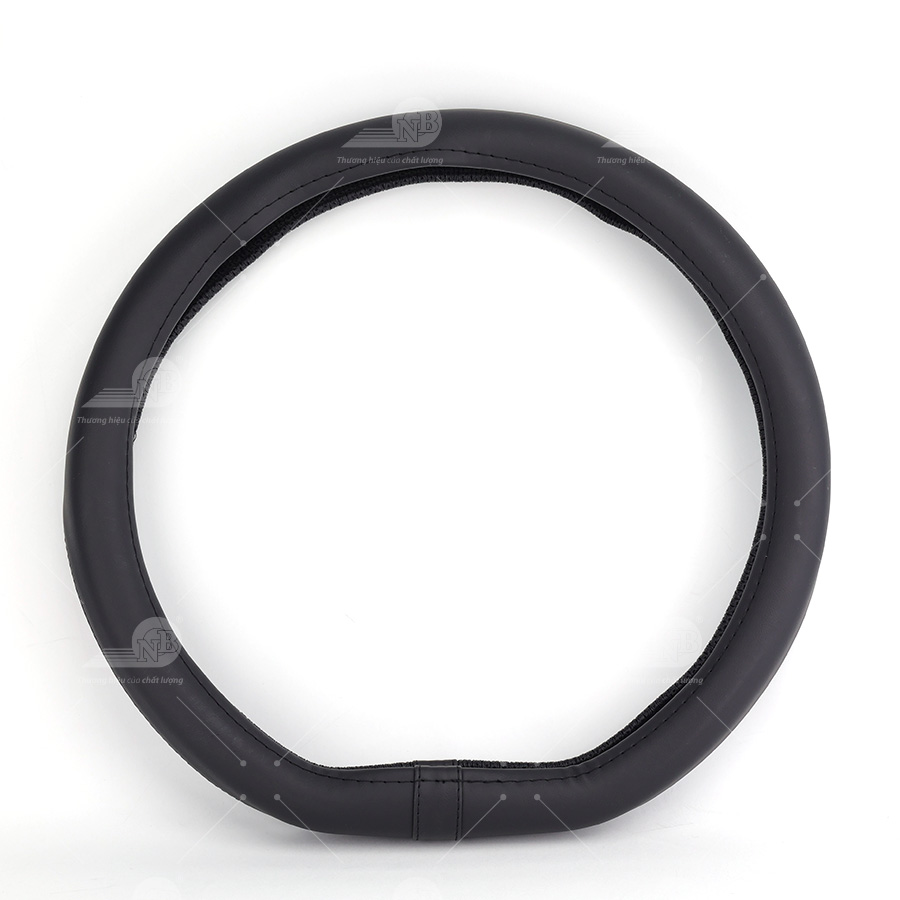 Bao vô lăng CIND PU+TPE kiểu D E011D Size M đen/đen