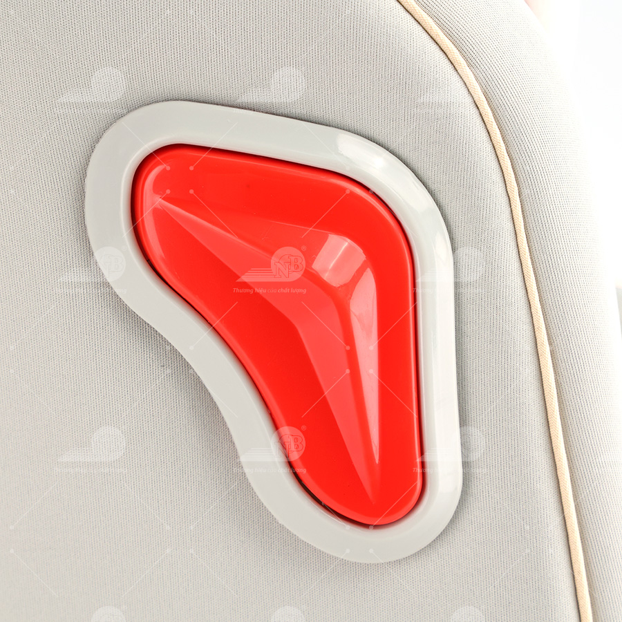 Ghế an toàn cho trẻ em trong xe hơi kiểu ISOFIX xoay 360 độ QM-360A Hồng