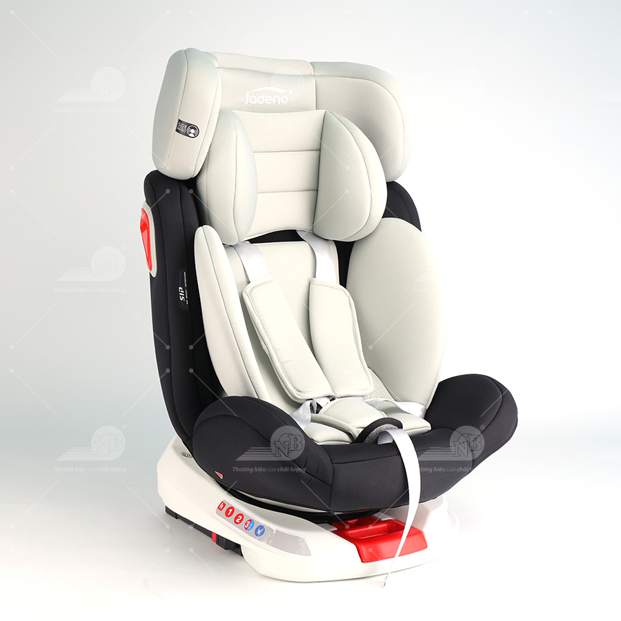 Ghế an toàn cho trẻ em trong xe hơi kiểu ISOFIX xoay 360 độ QM-360A Xám