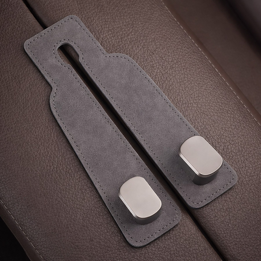 CIND BO-N021 (Xám) Móc treo đôi sau ghế (da)