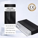 Bao vô lăng CIND PU+TPE E011 size M đen/đen