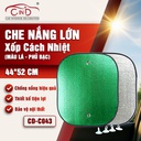 Che nắng xốp tròn lớn CIND (màu bạc/xanh) CD-C043 44*52CM 1SET/2PCS 